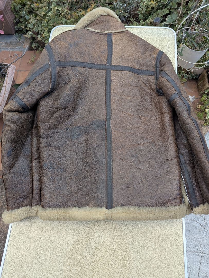 Schott　size38 　B-6 ビンテージ　ムートン