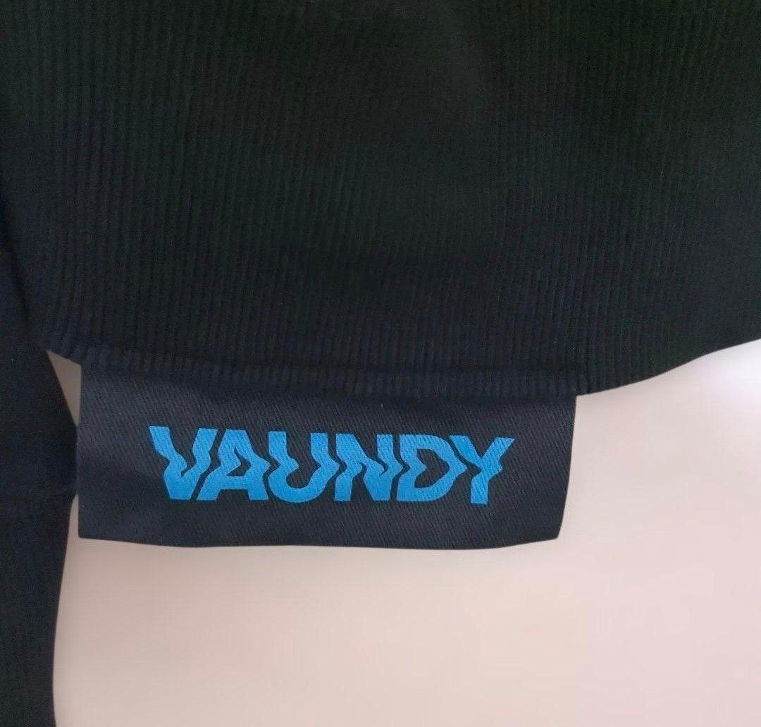 VAUNDY バウンディ 刺繍 ロゴ パーカー M 黒 グッズ
