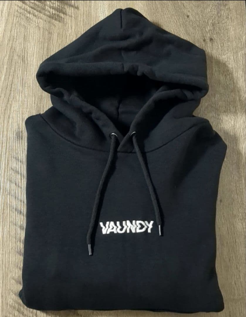VAUNDY バウンディ 刺繍 ロゴ パーカー M 黒 グッズ