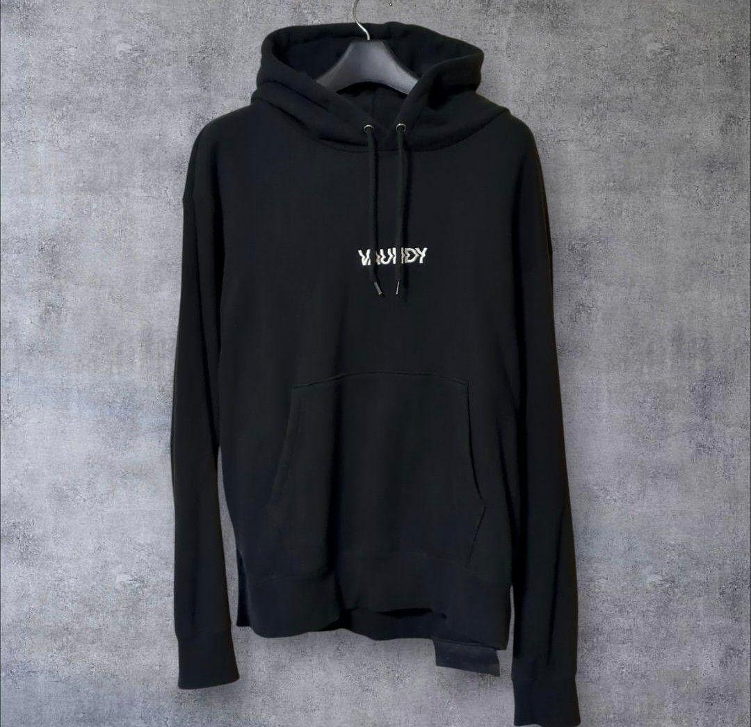 VAUNDY バウンディ 刺繍 ロゴ パーカー M 黒 グッズ