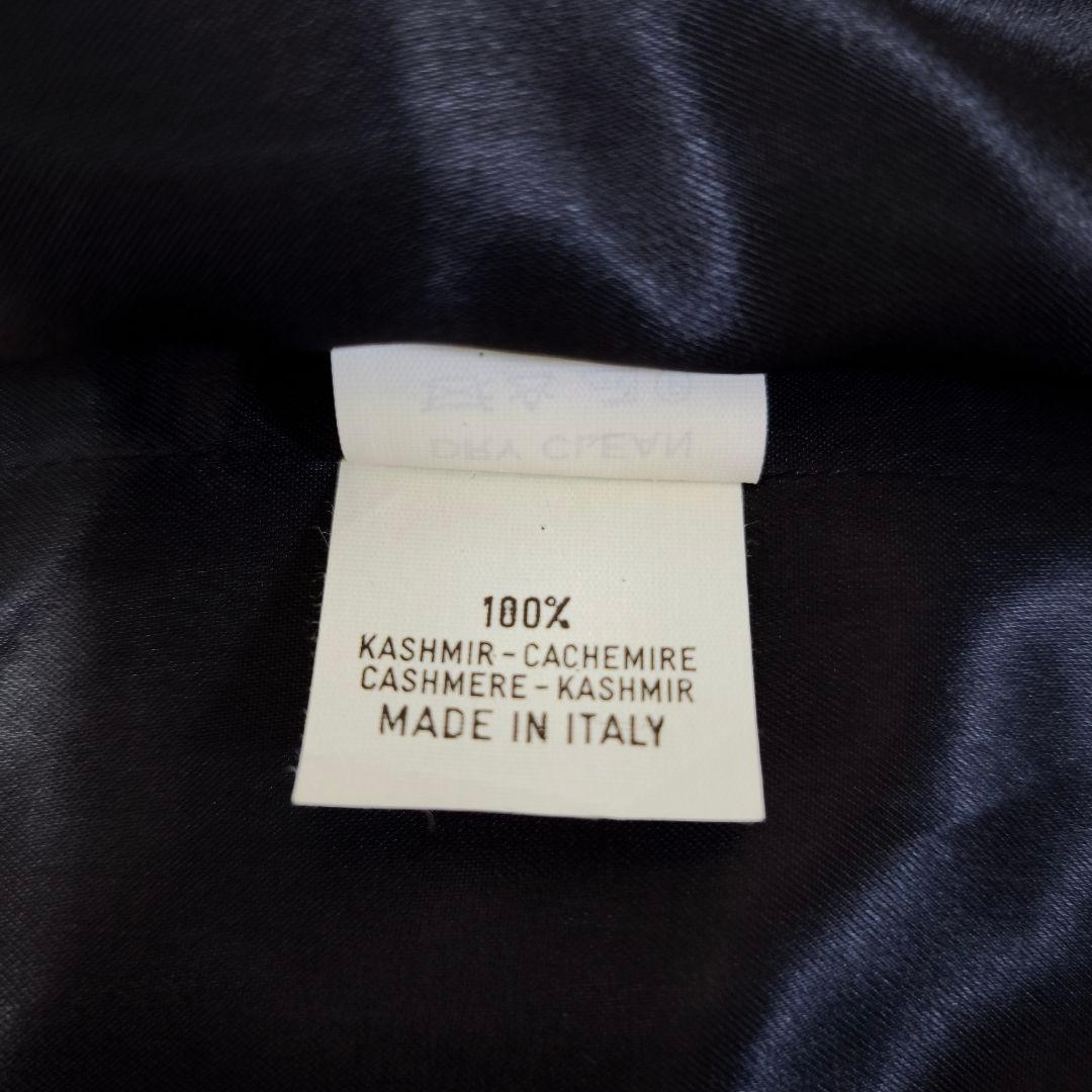 未使用級 PIACENZAカシミヤ100% ダブルブレストロングコートイタリア製