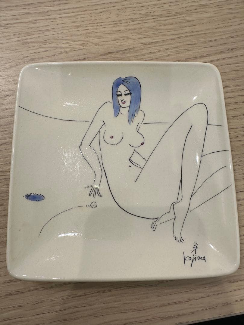 超激レア！小島功のお皿5枚セット！1975年物。未使用！