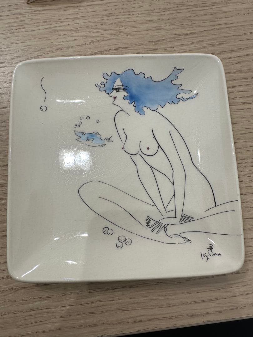 超激レア！小島功のお皿5枚セット！1975年物。未使用！