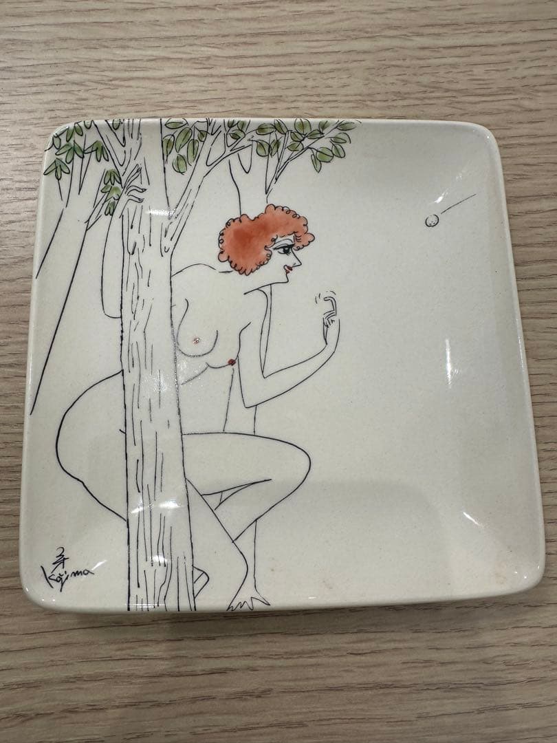 超激レア！小島功のお皿5枚セット！1975年物。未使用！