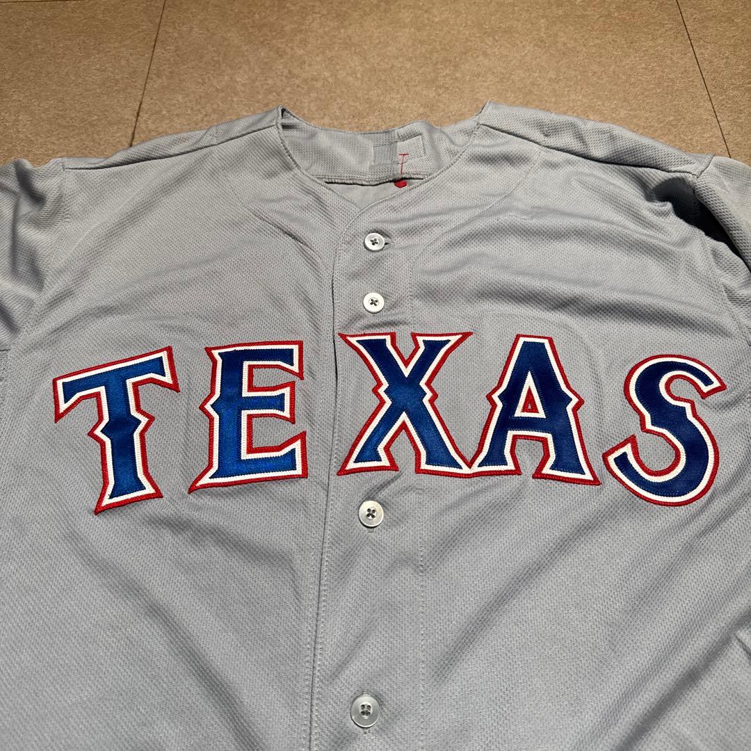 テキサス・レンジャーズ　ユニフォーム　ベースボールシャツ　野球　usa製