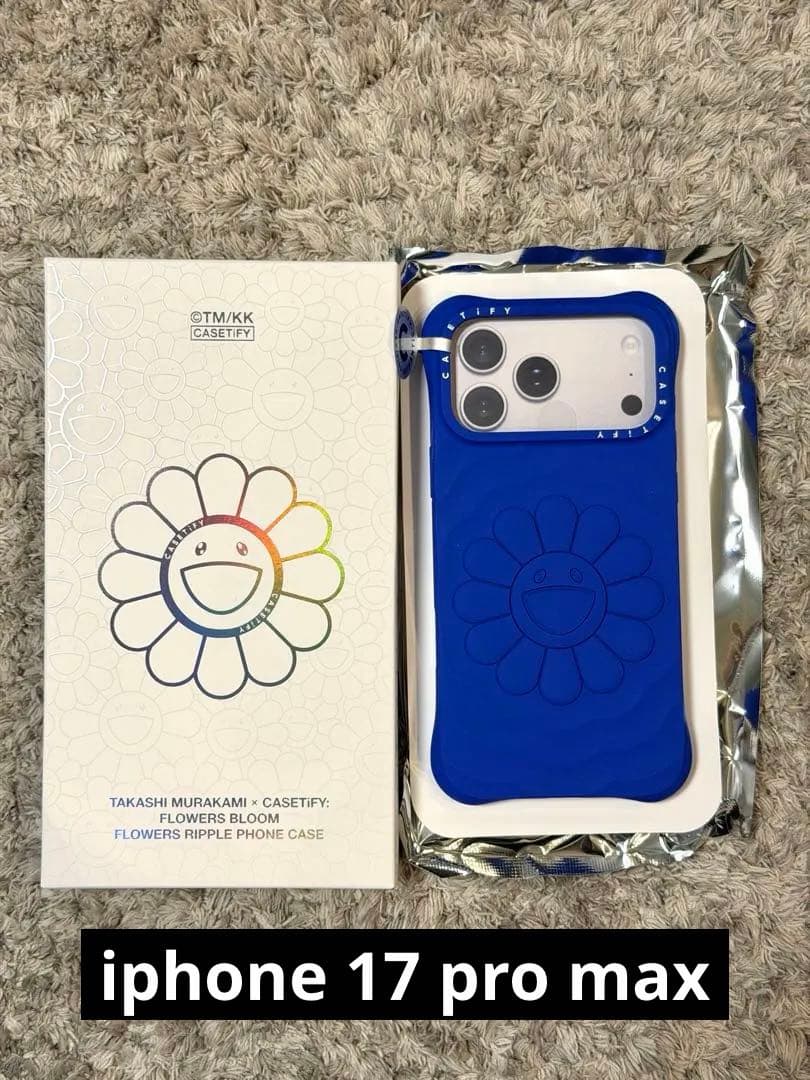 TAKASHI MURAKAMI×CASETiFY フラワーケース ブルー