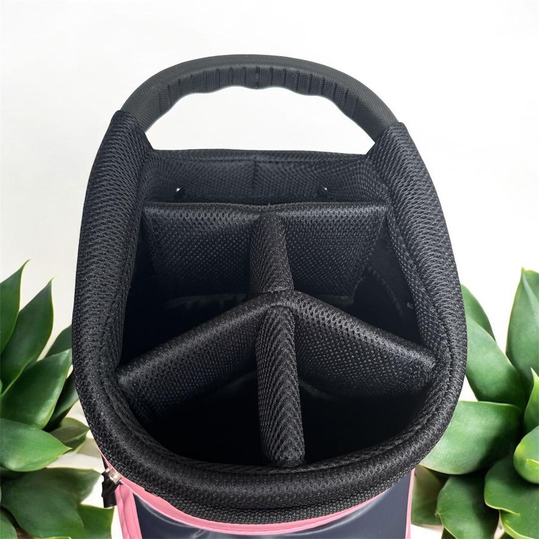 and per se アンパスィ ゴルフ キャディバッグ９型【ピンク】超美品！