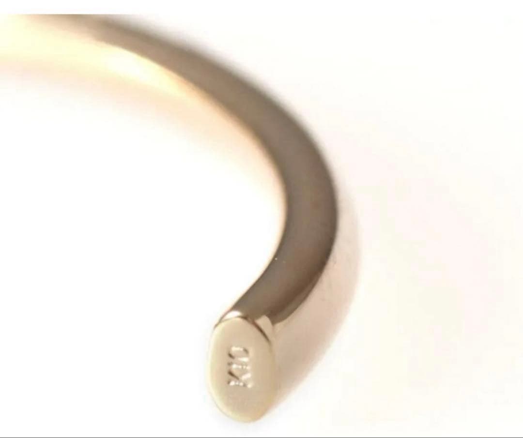 Lilas 2.5パイプC型バングル K10 ゴールド