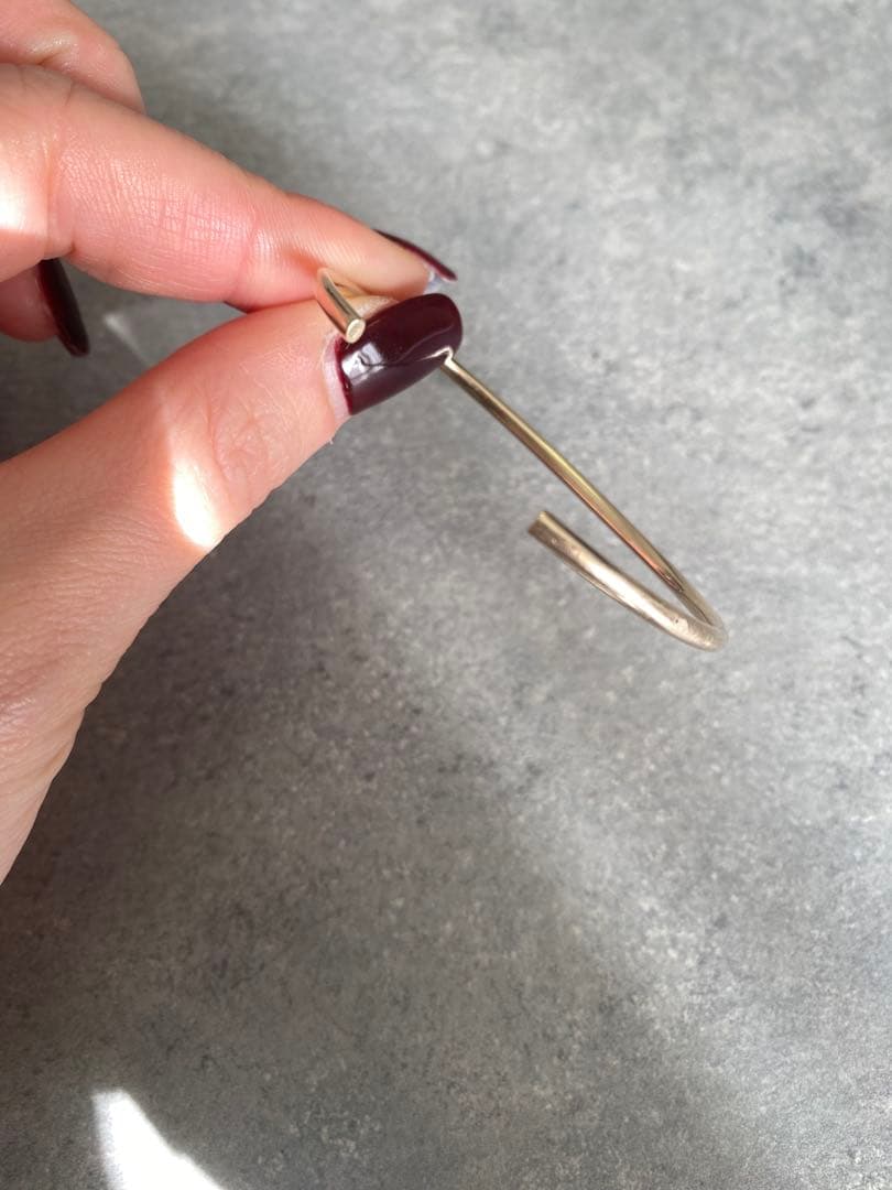 Lilas 2.5パイプC型バングル K10 ゴールド