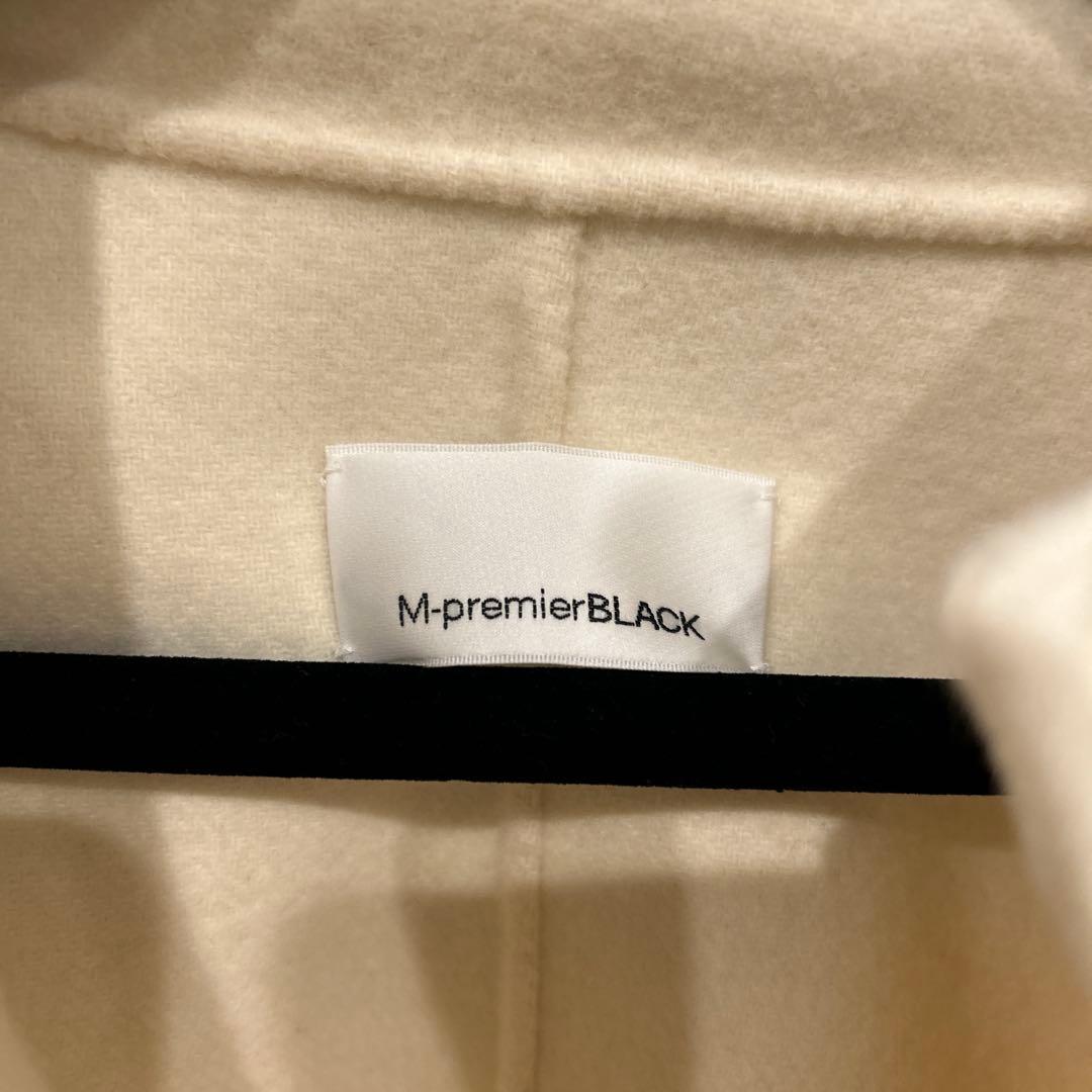 新品　M-premierBLACK アイボリー ケープ