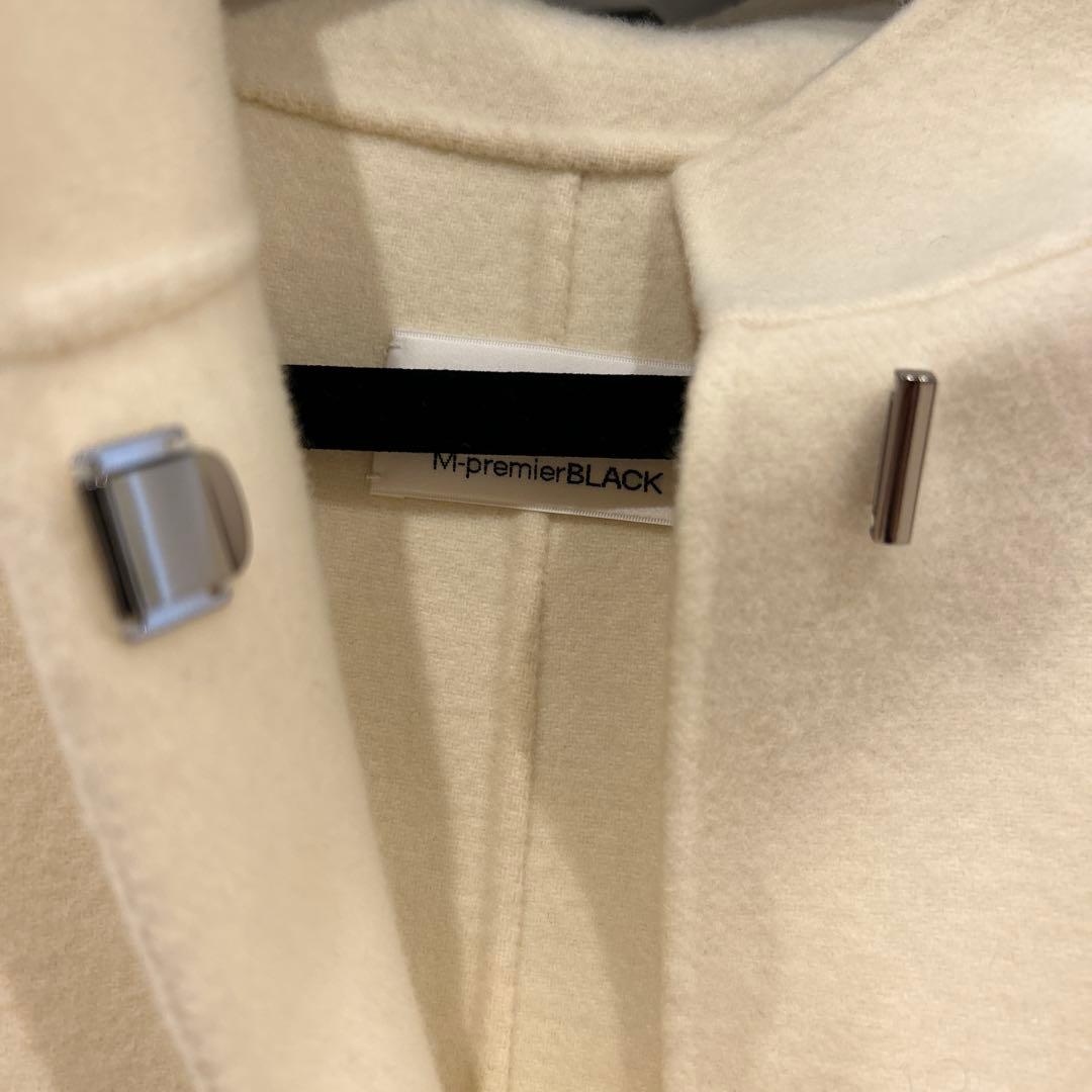 新品　M-premierBLACK アイボリー ケープ
