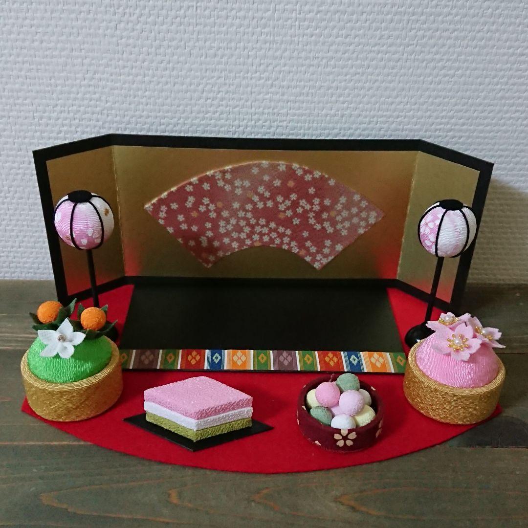 【よん。様】節分飾りK 雛飾り 装飾品 小道具 ちりめん ハンドメイド