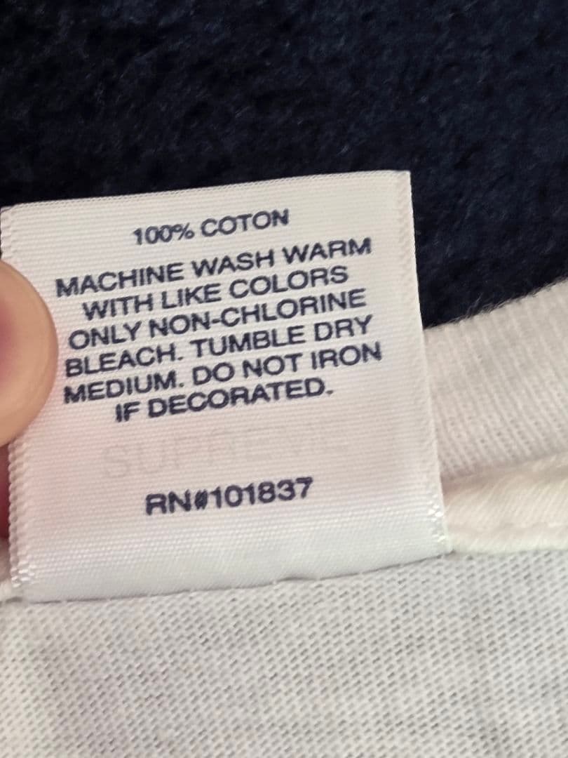 Supreme Box Logo L/S Tee White Tシャツ