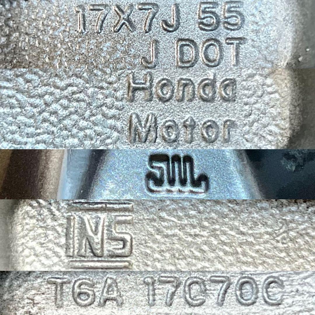 即決◆美品◆ホンダ オデッセイ RCアブソルート純正ホイール17インチ4本セット