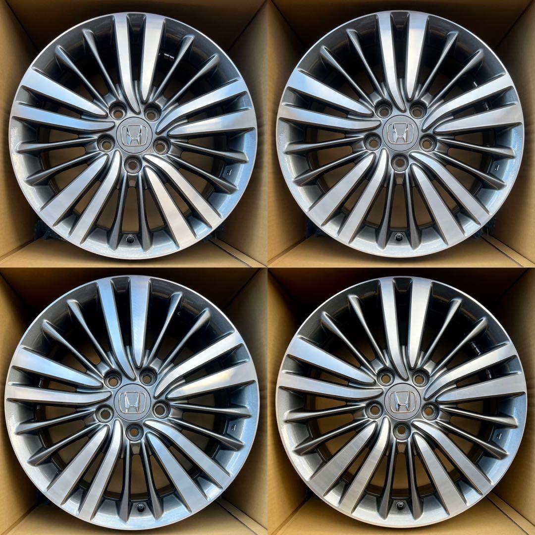 即決◆美品◆ホンダ オデッセイ RCアブソルート純正ホイール17インチ4本セット