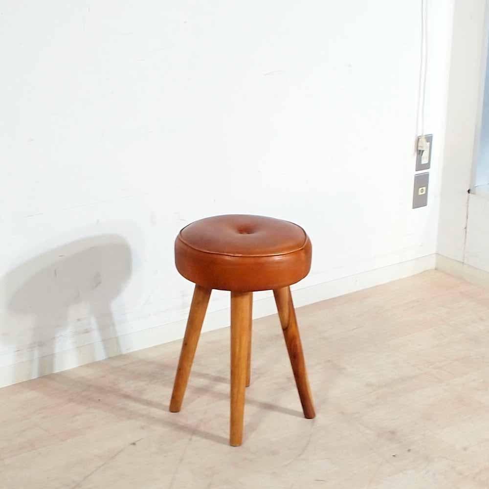 スツール LIFE FURNITURE SF LEATHER STOOL ZR24384