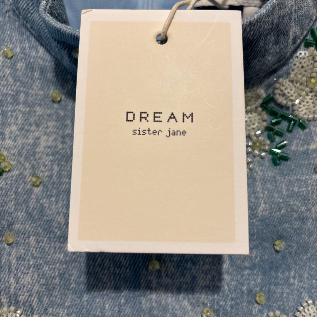 DREAM sister jane ビーズ　デニムトップス