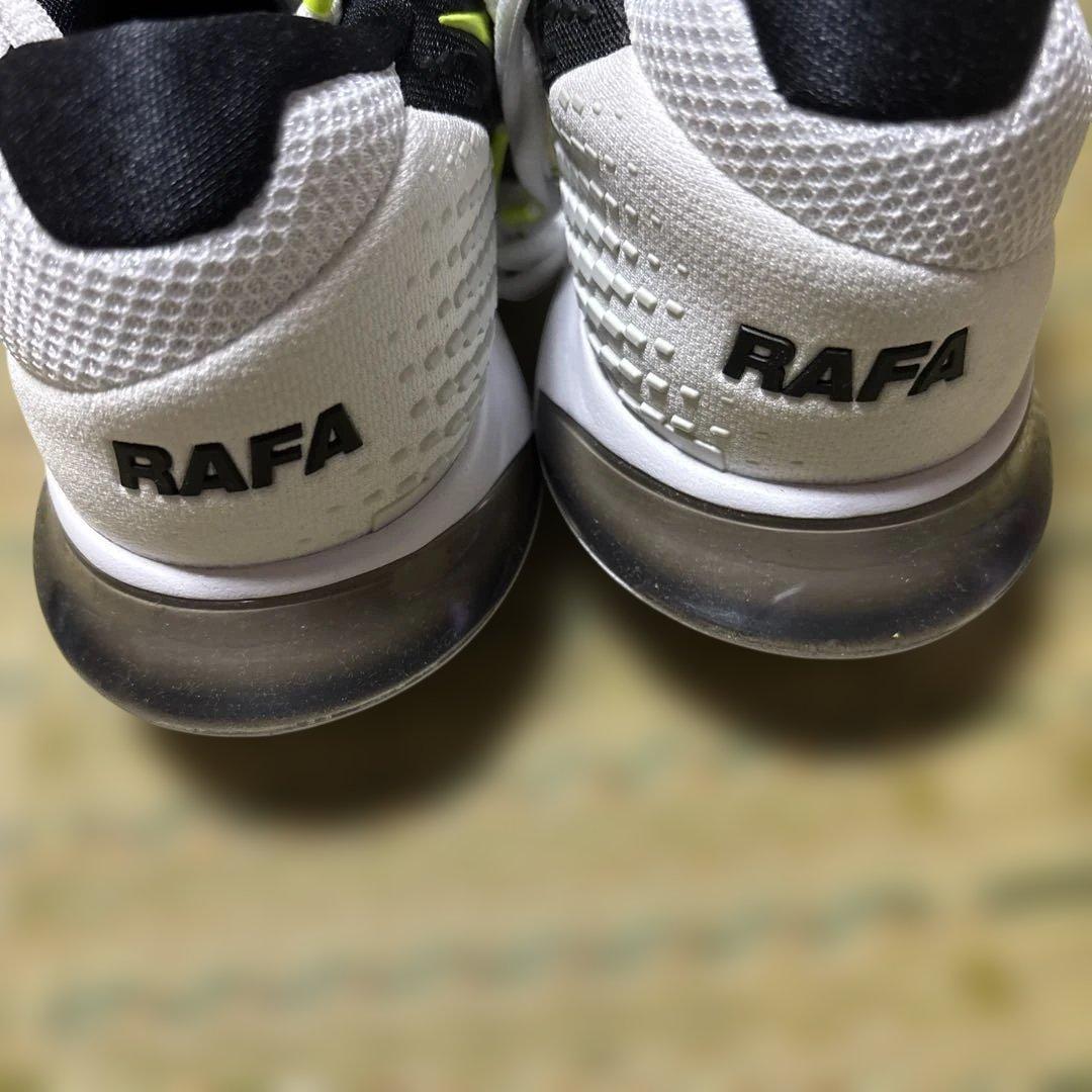 最終値下げ【ナダル】Nike テニスシューズ ブラック/イエロー　25cm