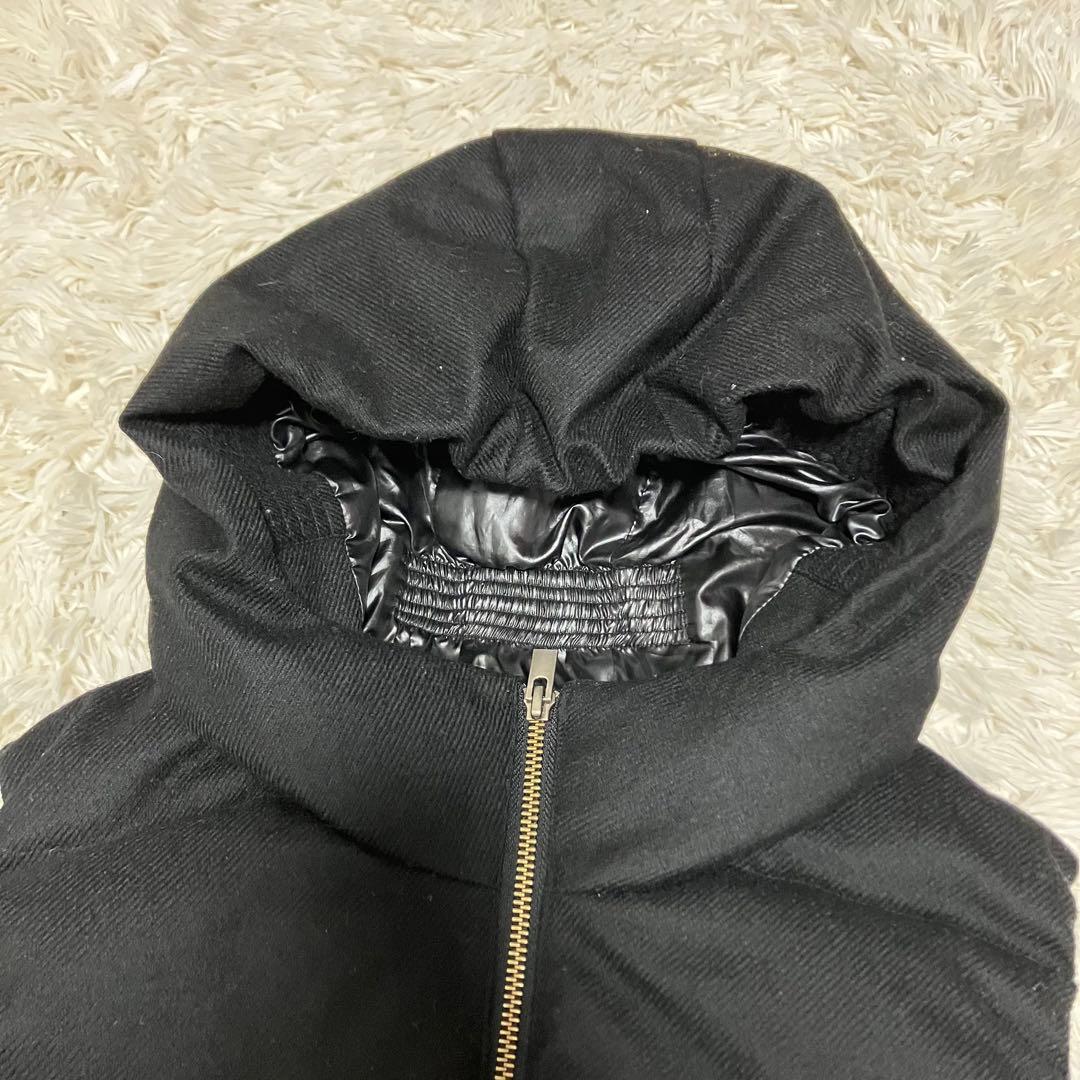 【美品】theory luxe セオリーリュクス ウール ダウンベスト ブラック