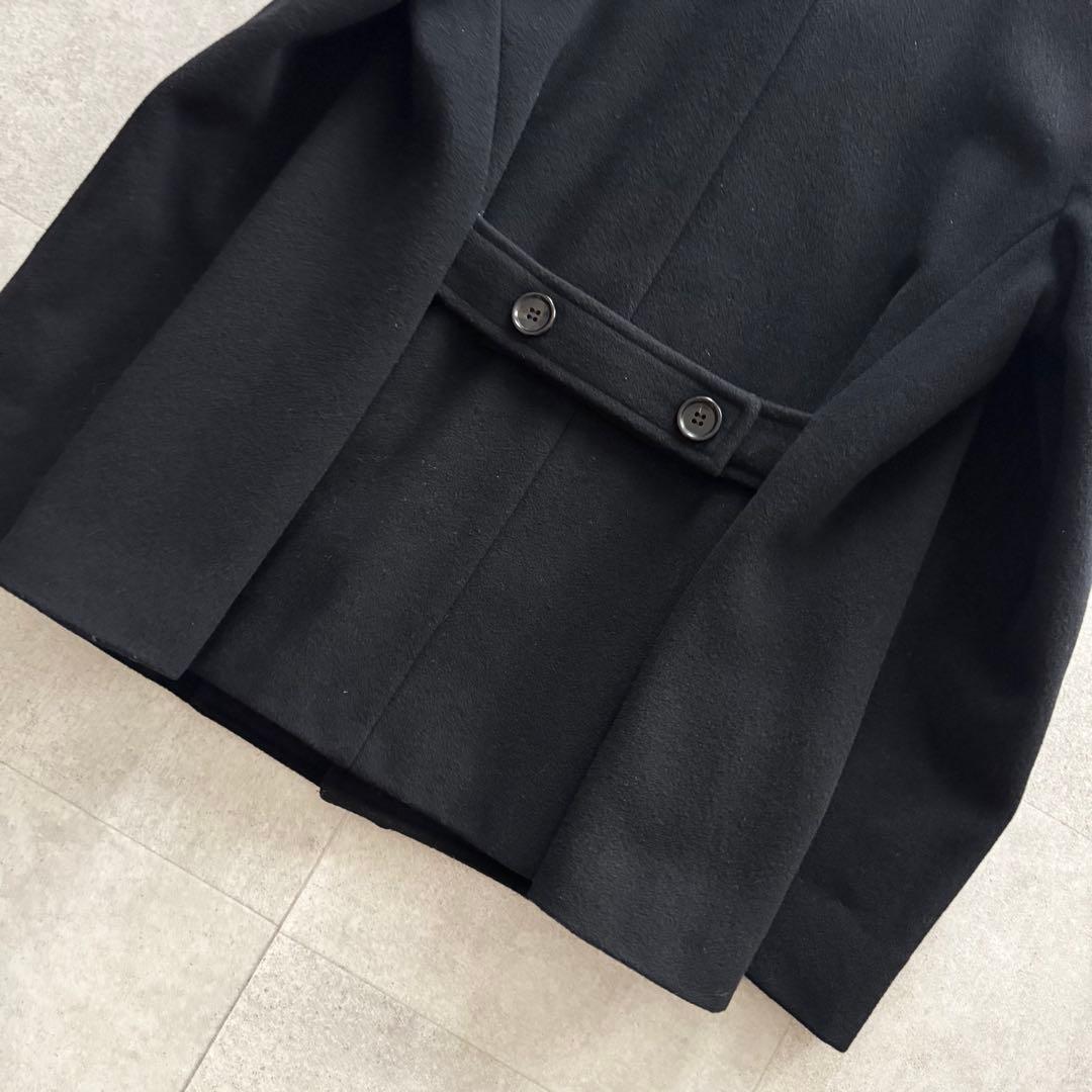 美品　トリココムデギャルソン　AD2001　ピーコート　ウールコート　黒　M