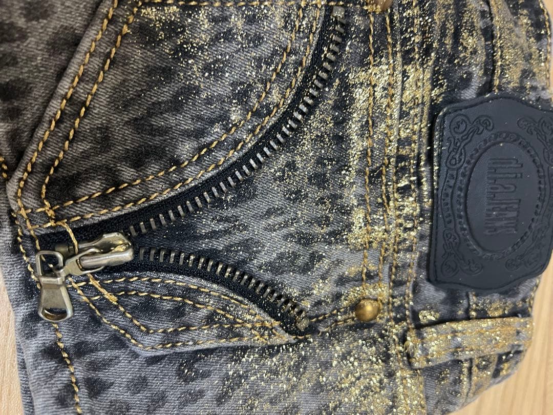 d.i.a 　正規品　ヒョウ柄　デニム　 ショートパンツ　平成ギャル　y2k