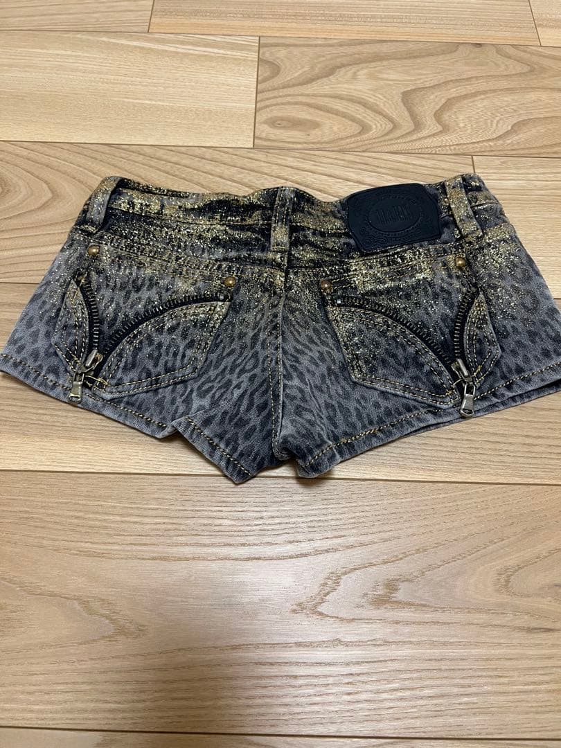 d.i.a 　正規品　ヒョウ柄　デニム　 ショートパンツ　平成ギャル　y2k
