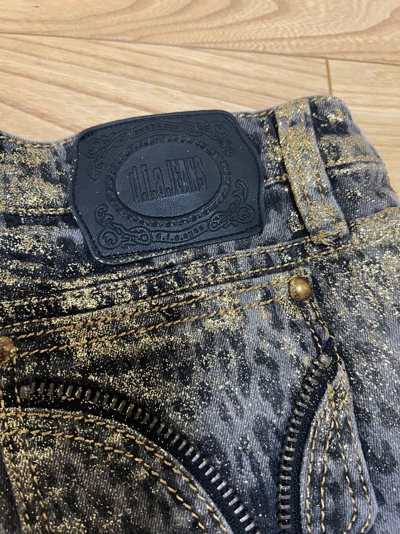 d.i.a 　正規品　ヒョウ柄　デニム　 ショートパンツ　平成ギャル　y2k