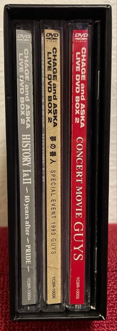 CHAGE&ASKA LIVE DVD BOX 2 ＋ CD ベスト 20th