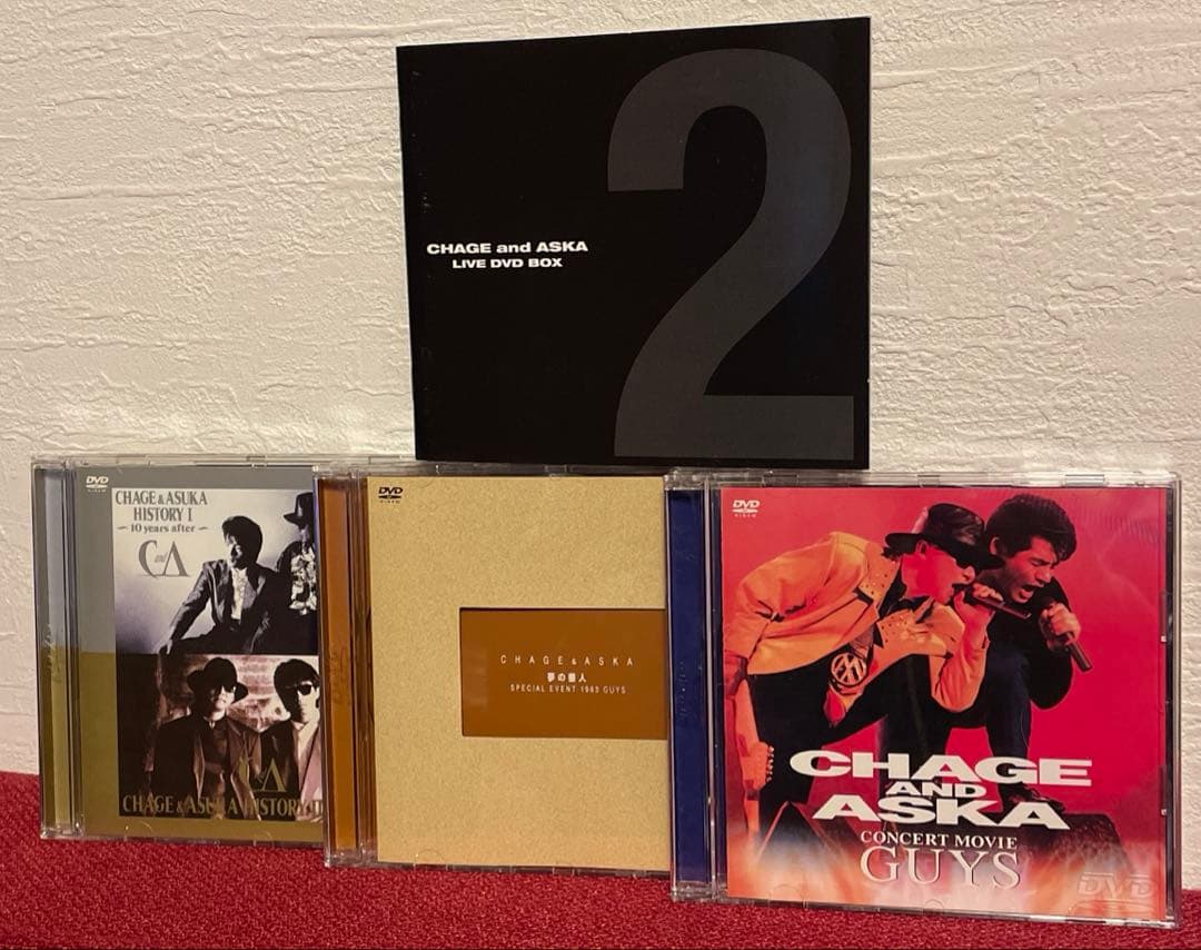 CHAGE&ASKA LIVE DVD BOX 2 ＋ CD ベスト 20th