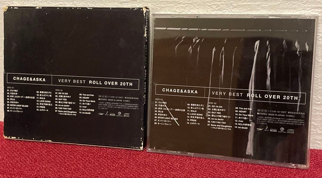 CHAGE&ASKA LIVE DVD BOX 2 ＋ CD ベスト 20th