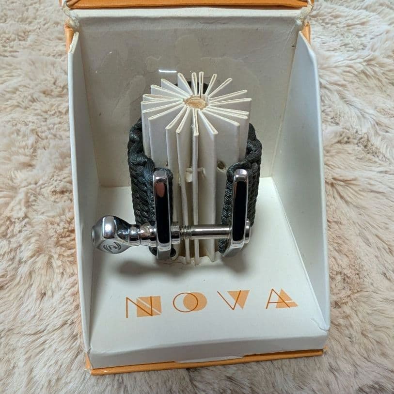 管楽器・吹奏楽器 Bambu NOVA Ligature Graphite Gray Tenor