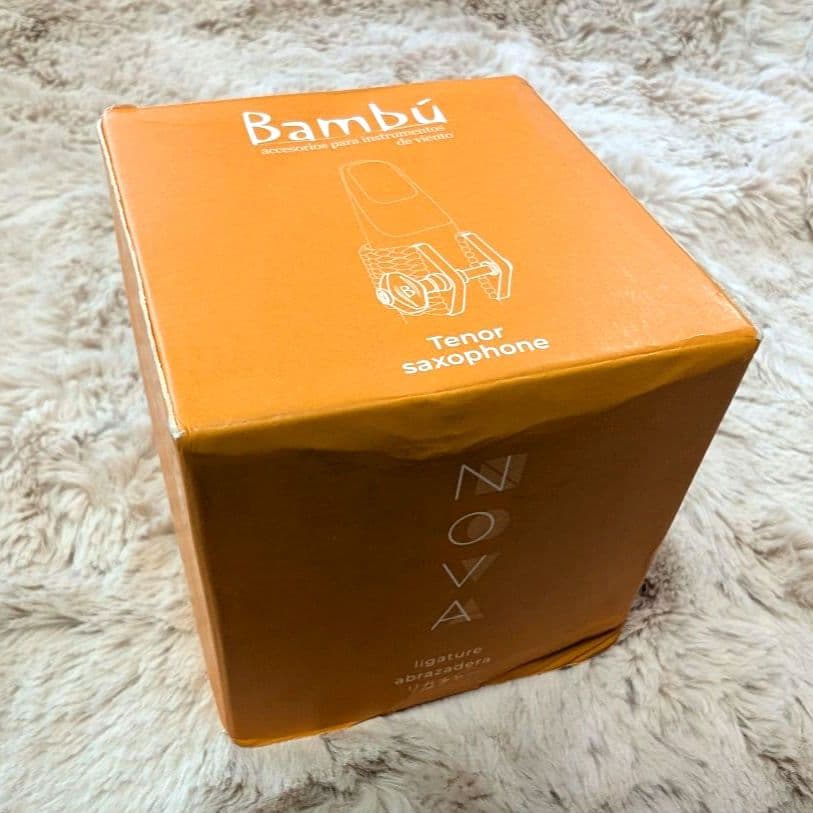 管楽器・吹奏楽器 Bambu NOVA Ligature Graphite Gray Tenor