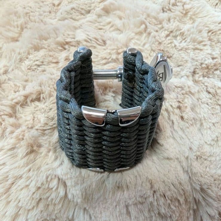 管楽器・吹奏楽器 Bambu NOVA Ligature Graphite Gray Tenor