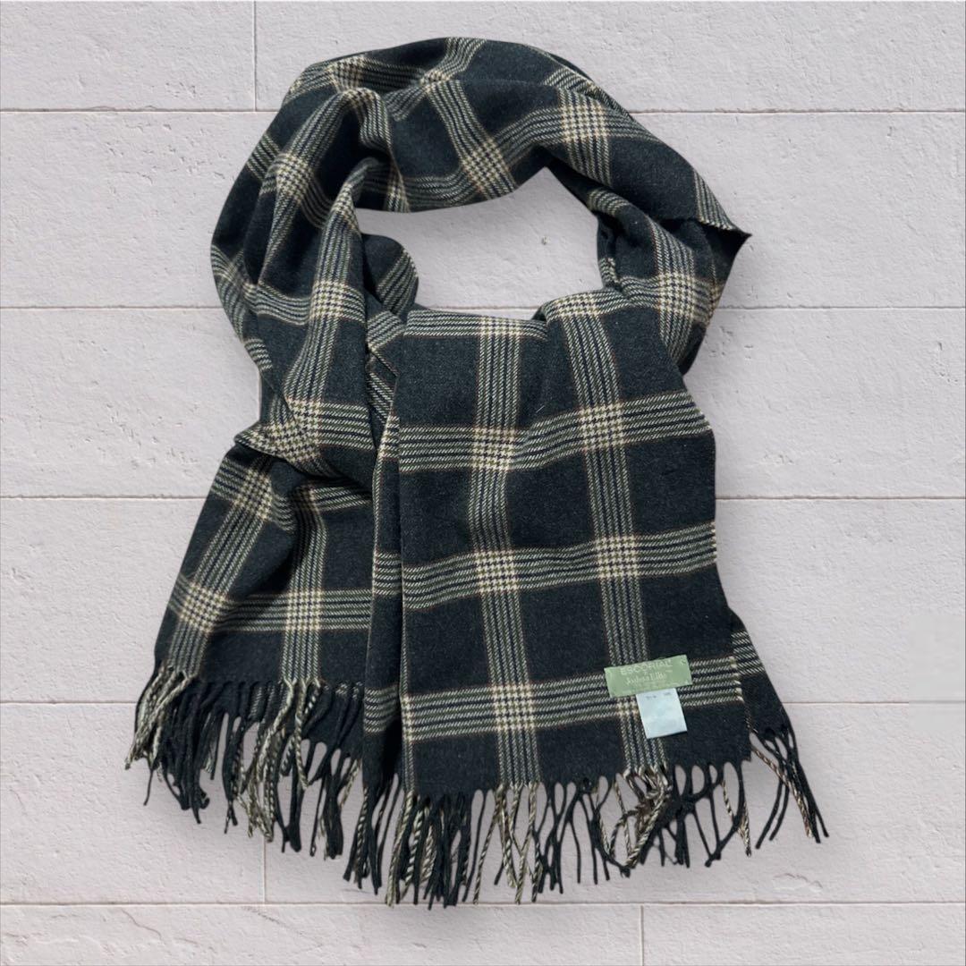 美品Joshua Ellis ジョシュアエリス エスコリアル マフラー ストール