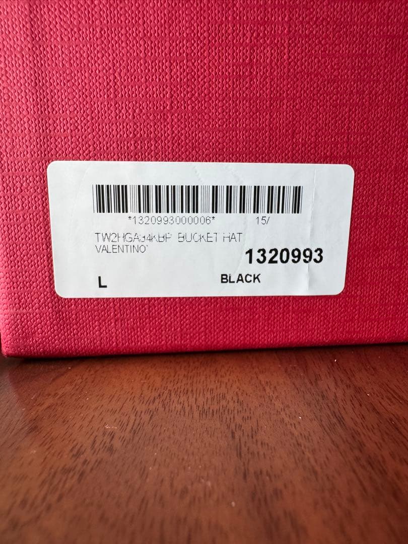 VALENTINO ブラック レース バケットハット