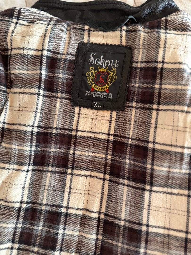 SCHOTTレザージャケットXL