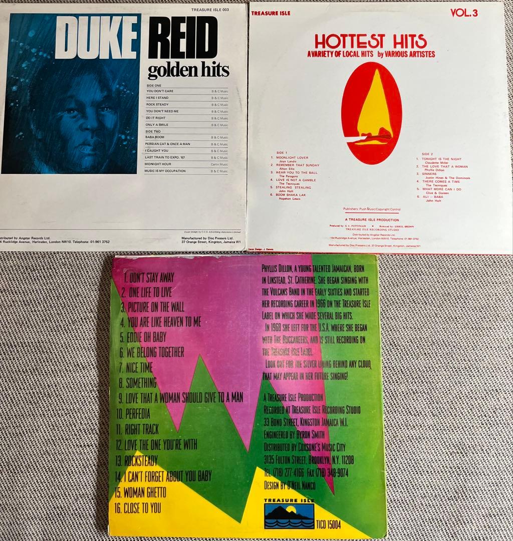 LP 3枚セット　Rocksteady Treasure Isle