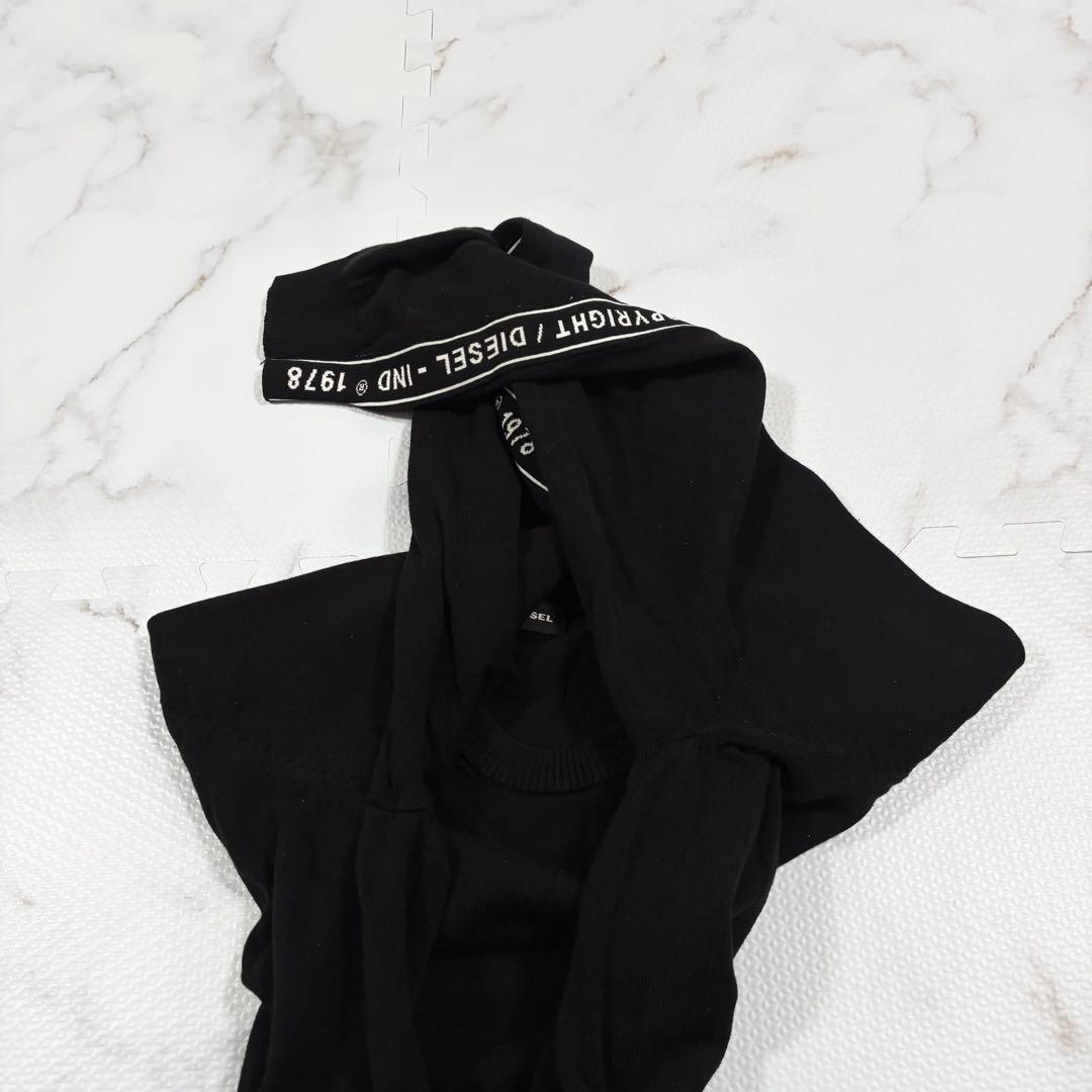 ✨美品✨DIESEL ディーゼル　黒ジャージセットアップ　トラック　L