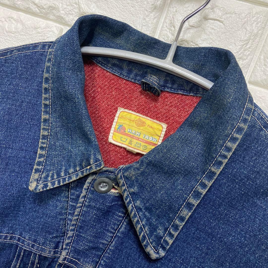ハリウッドランチマーケット デニムジャケット ブランケットライナー Gジャン L