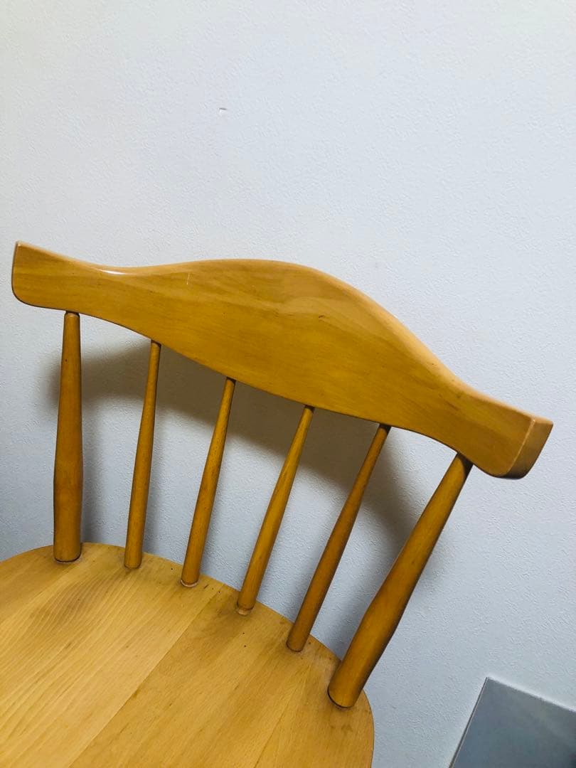 アンティーク　ウィンザーチェア　ナチュラルウッド ダイニングチェア 2脚セット