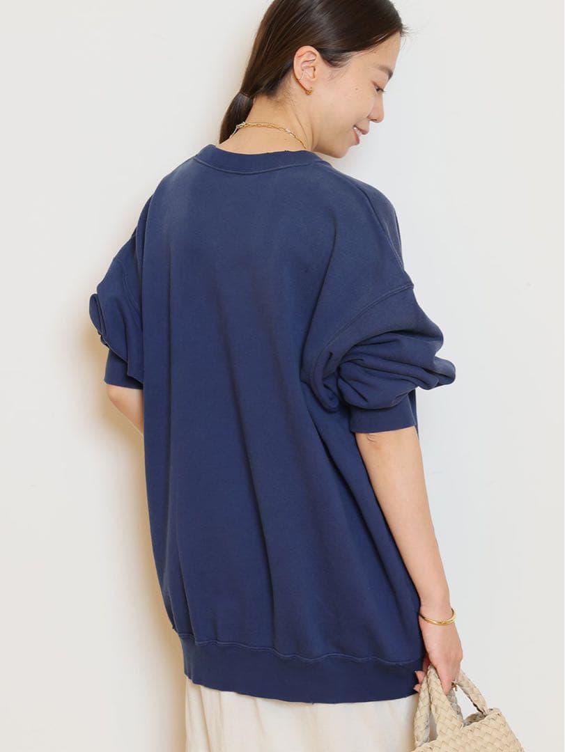 ドゥーズィエムクラス IOWA Vintage ダメージ加工　スウェット