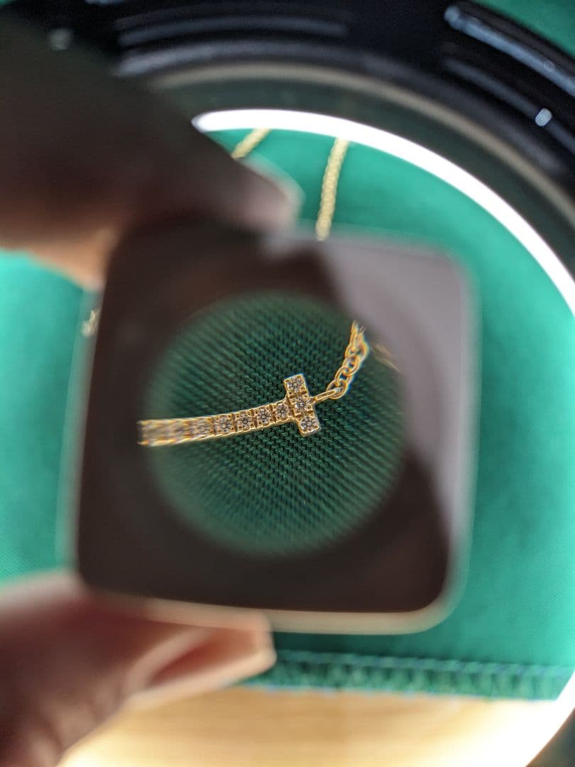 TIFFANY&Co.ティファニーTスマイルダイヤモンドスモールネックレス