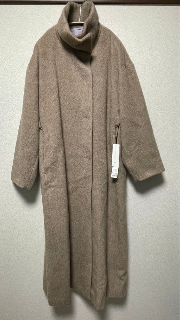 LOUNIE ルーニィ ロングコート カシミヤ ブラウン