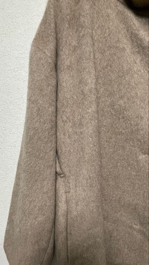 LOUNIE ルーニィ ロングコート カシミヤ ブラウン