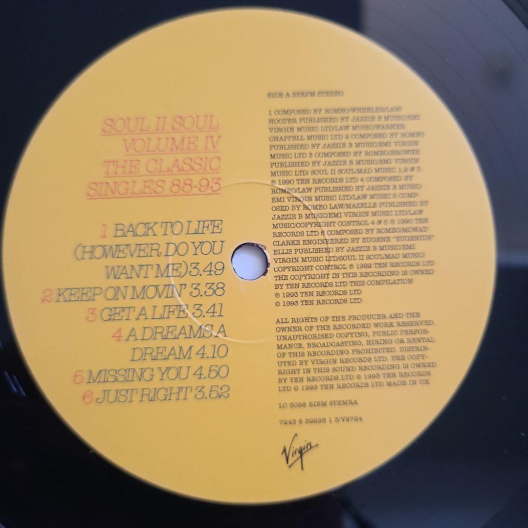 ★ＵＫオリジナル盤★SOUL Ⅱ SOUL 88～93
