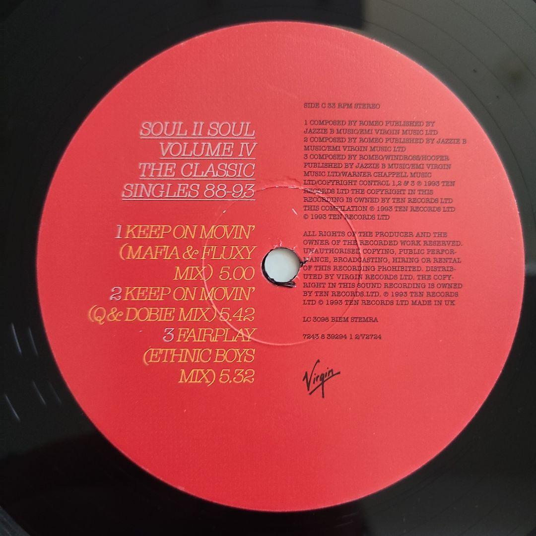 ★ＵＫオリジナル盤★SOUL Ⅱ SOUL 88～93