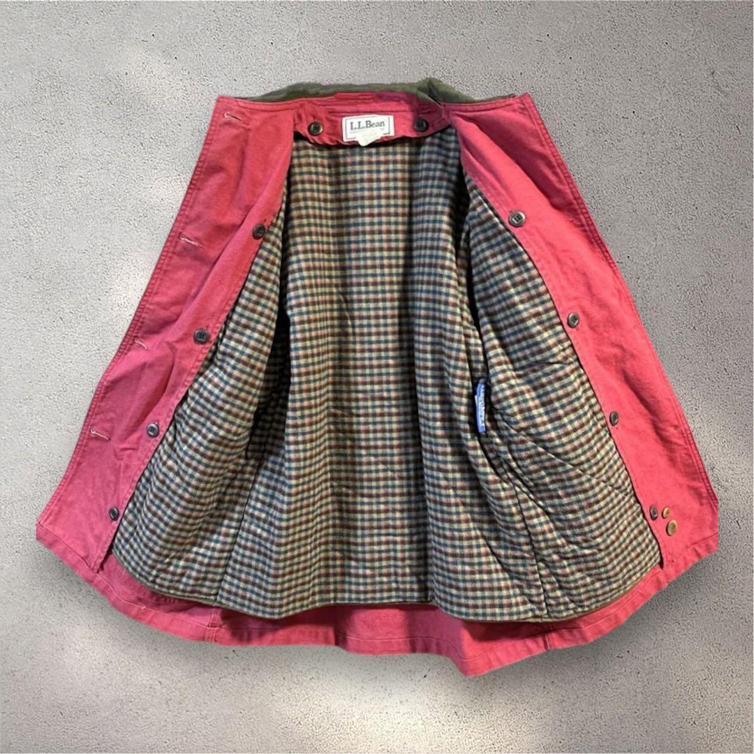 90s USA製　LLBean ハンティングジャケット　M フェード　レット