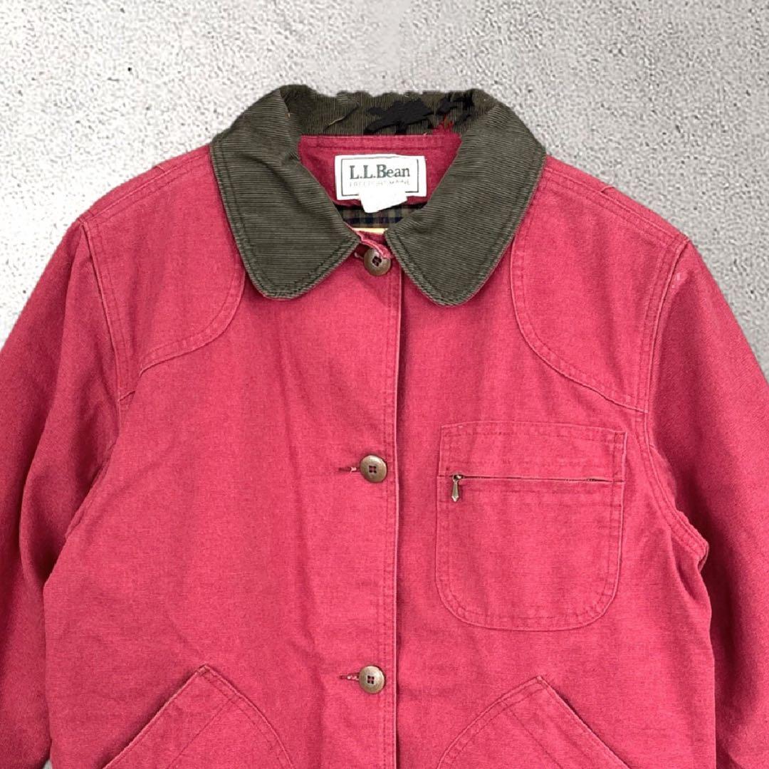 90s USA製　LLBean ハンティングジャケット　M フェード　レット