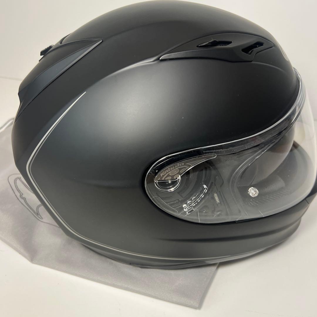 美品★OGKカブト KAMUI-2 マットブラック Lサイズ(59-60) 袋付