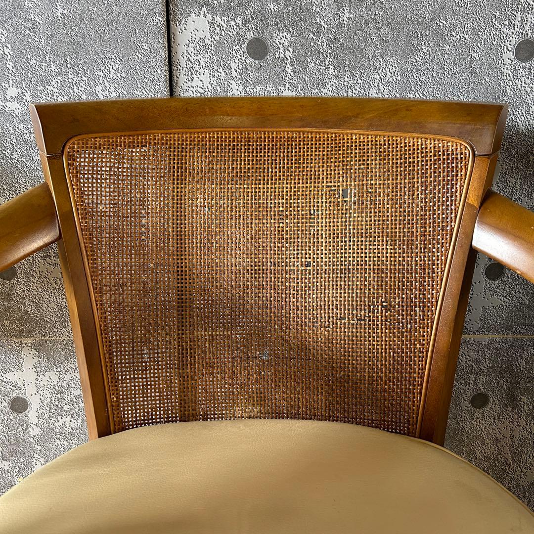 ꧁マルニ木工 maruni꧂地中海シリーズ キャスター付ダイニングチェア2脚